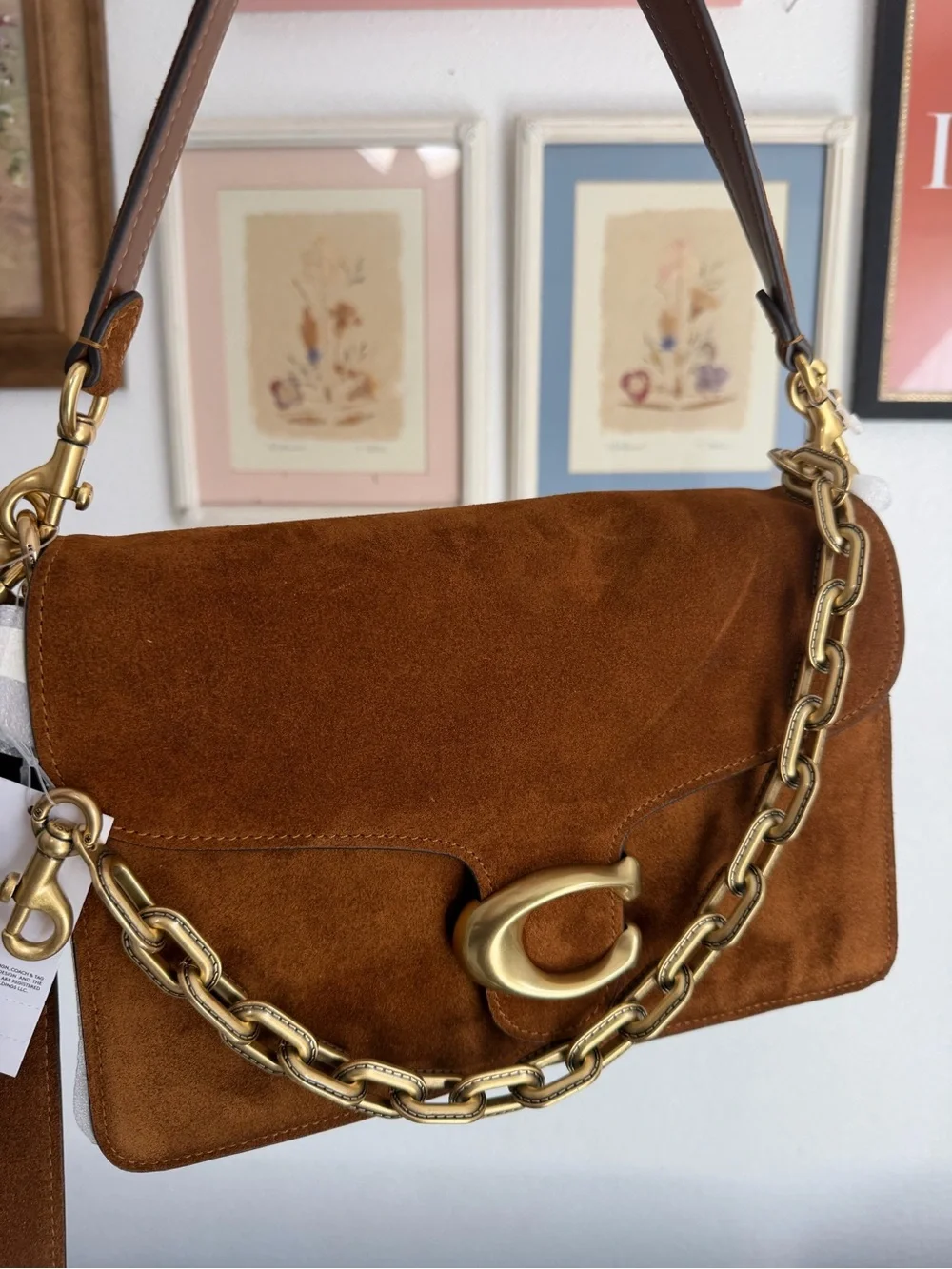 NWT Coach Tabby Shoulder Bag in Warm Brown